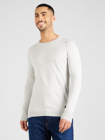 Key Largo Pullover 'MST PROJECT' i grå: forside