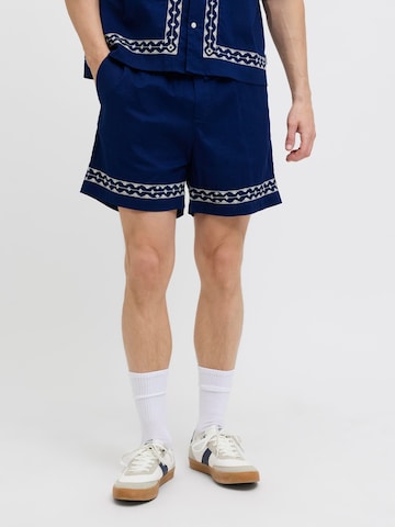 Wide Leg Pantalon JACK & JONES en bleu : devant