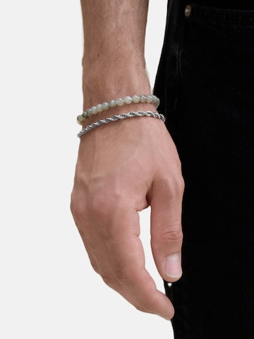 timi of sweden Bracelet 'Erik' in Silver: front
