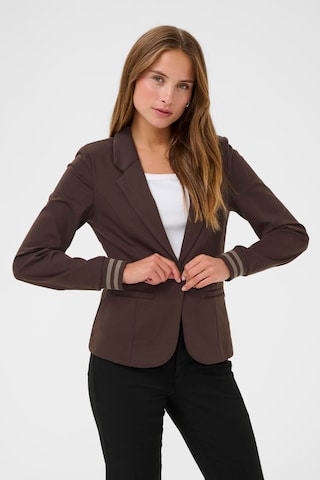 Blazer 'Kinnie' Kaffe en marron : devant