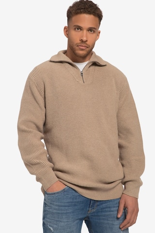 STHUGE Pullover in Beige: predná strana