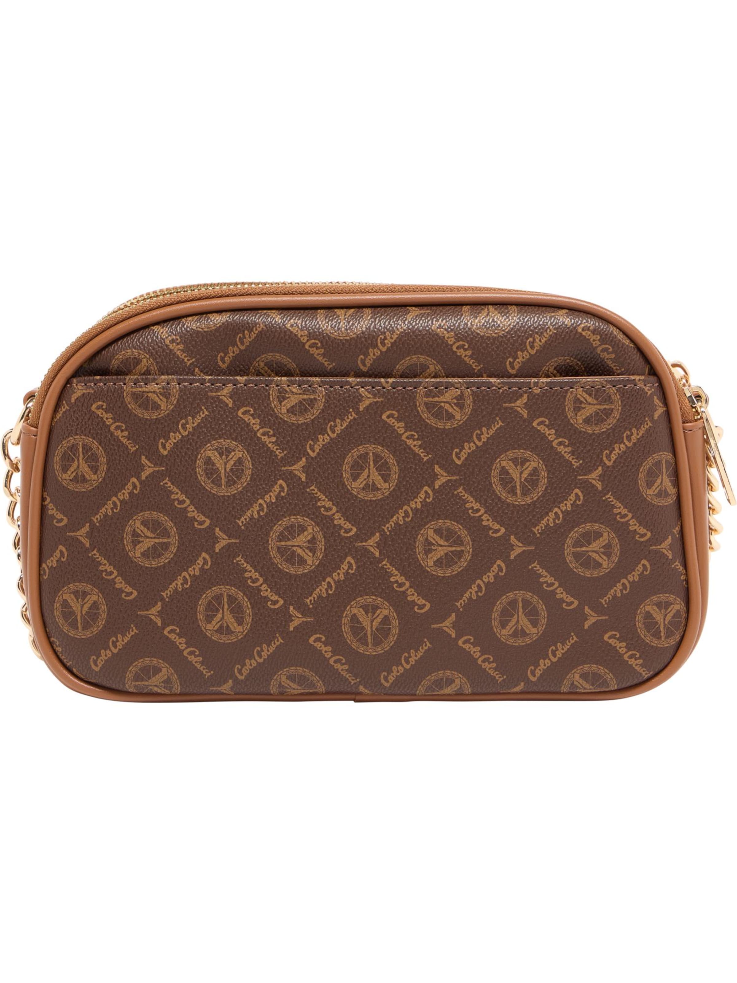Carlo Colucci Crossbody Bag 'Enrici' in Brown