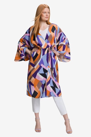 Ulla Popken Kimono in Gemengde kleuren: voorkant