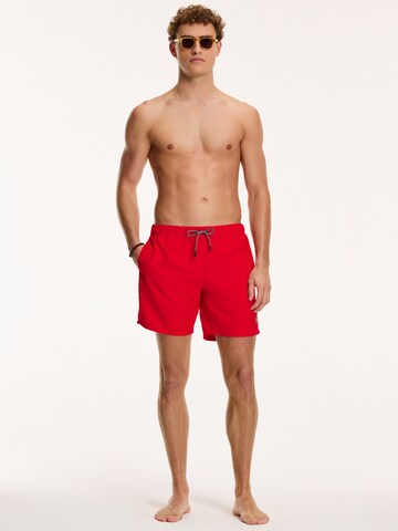 Shiwi Kratke kopalne hlače 'MIKE' | rdeča barva