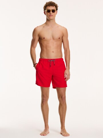 Pantaloncini da bagno 'MIKE' di Shiwi in rosso