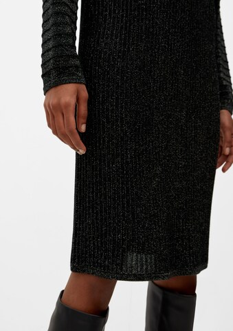 s.Oliver BLACK LABEL Jurk in Zwart