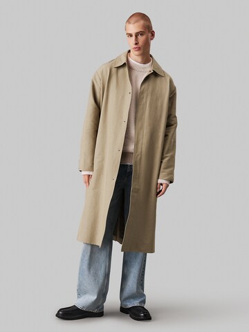 Cappotto di mezza stagione di Calvin Klein Jeans in beige: frontale