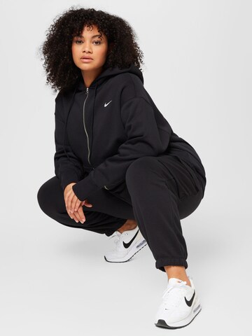 Nike Sportswear Športová mikina so zipsom - Čierna