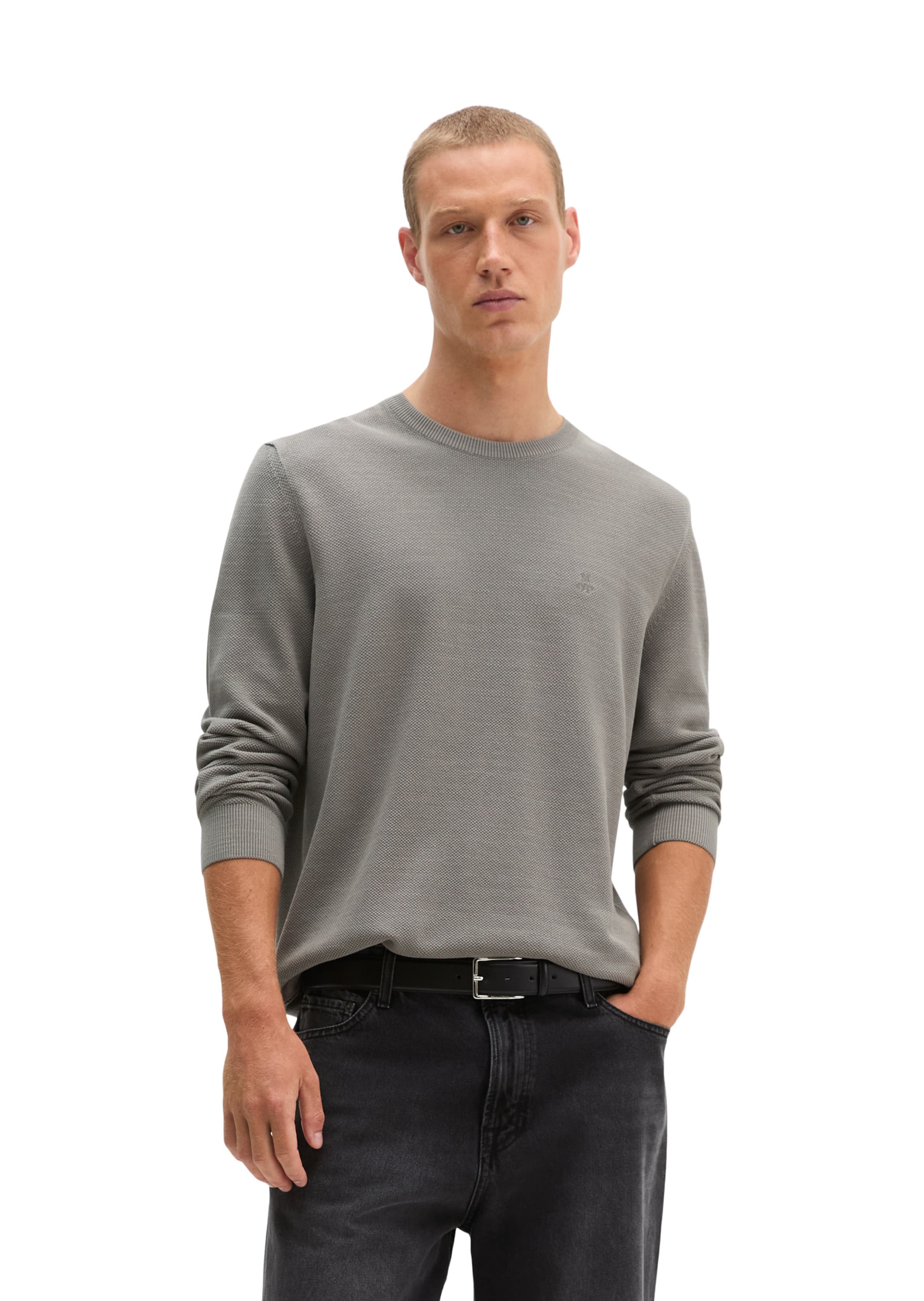 Marc O'Polo Sweater in Grey: front