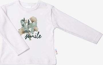 LILIPUT Langarmshirt mit niedlichem 'smile'-Print in Weiß: predná strana