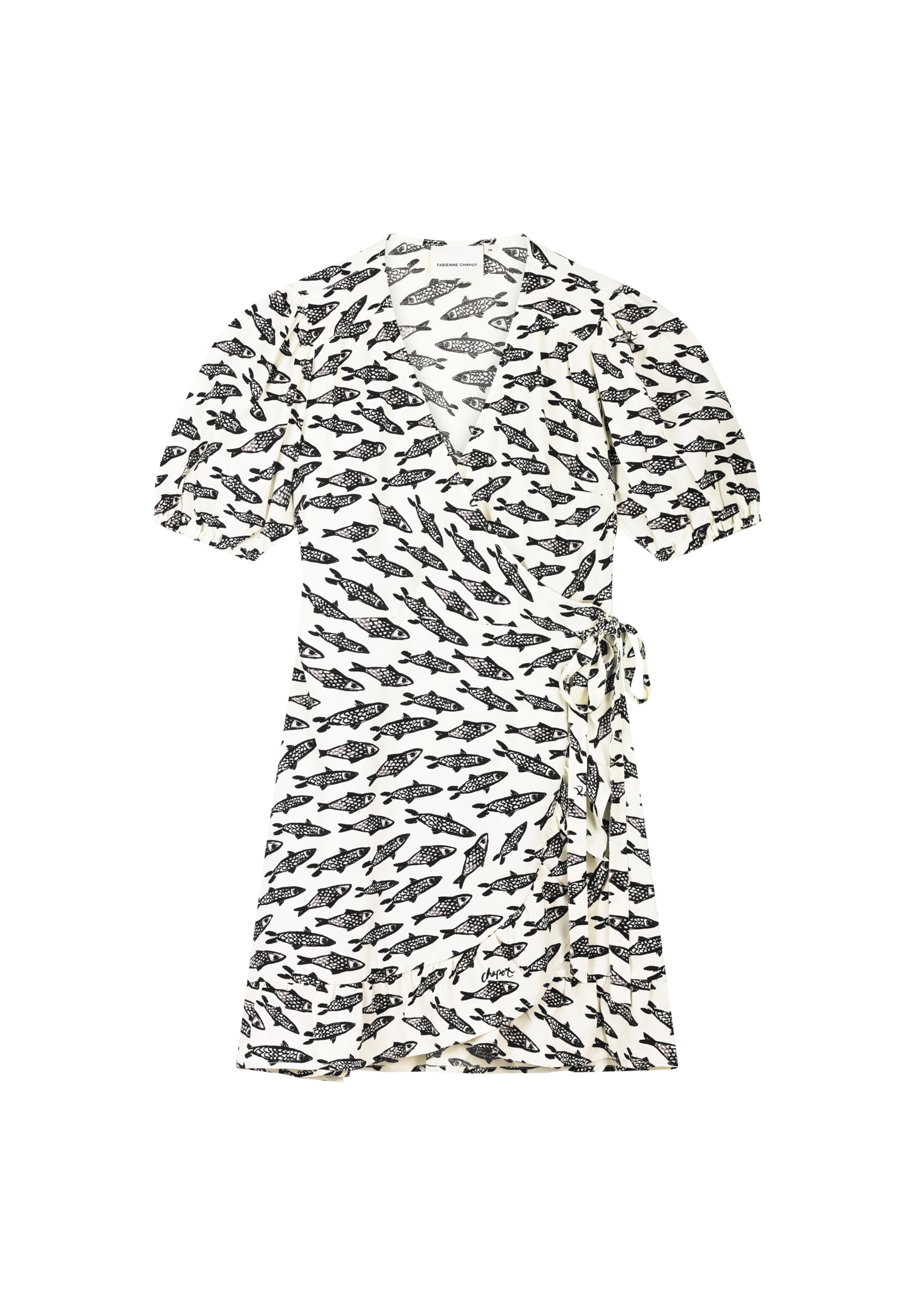 Fabienne Chapot Kleid in Beige: Vorderseite
