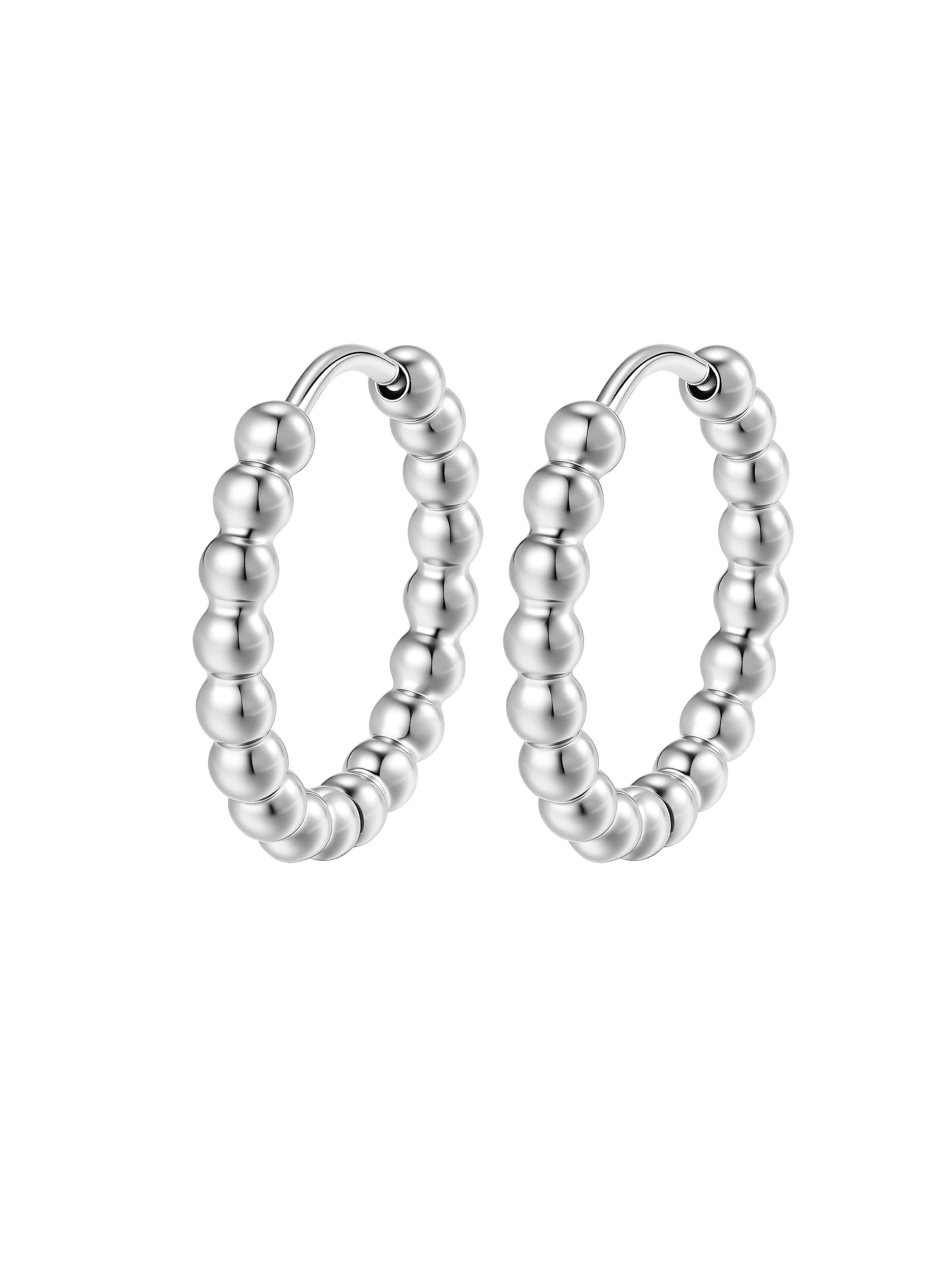 Hey Happiness Pendientes en One Size en plata, Vista del producto