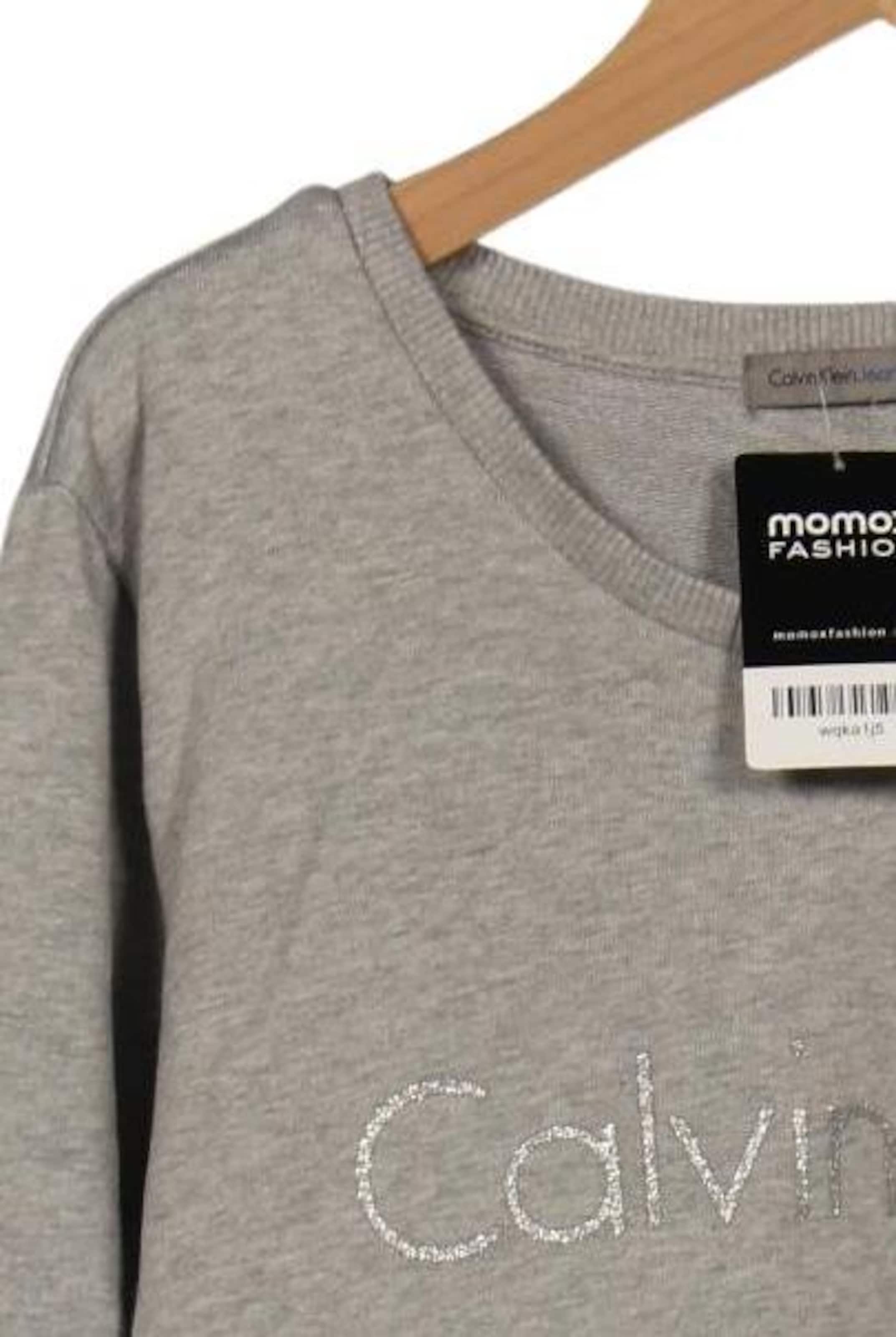 Calvin Klein Jeans Sweatshirt & Zip-Up Hoodie in S in Grey