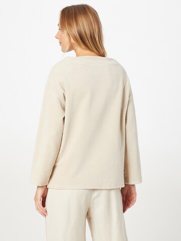 TOM TAILOR Sweatshirt in Beige