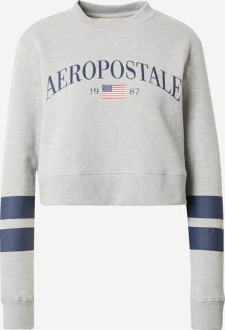 AÉROPOSTALE Суичър 'USA' в сиво: отпред