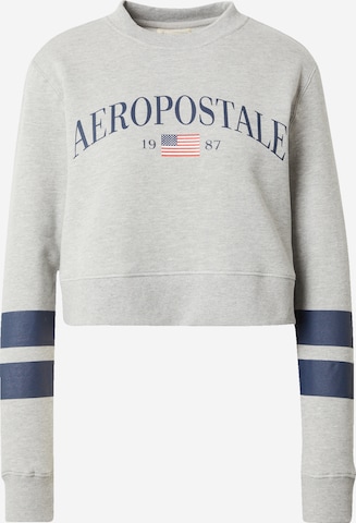 AÉROPOSTALE - Sweatshirt 'USA' em cinzento: frente
