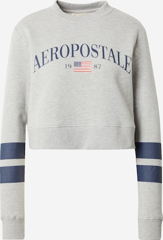 AÉROPOSTALE - Sudadera 'USA' en gris: frente