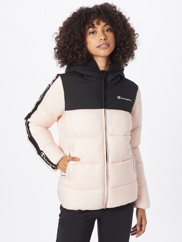 Champion Authentic Athletic Apparel Zimní bunda – pink: přední strana