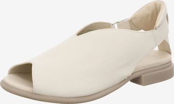 Sandales THINK! en beige : devant