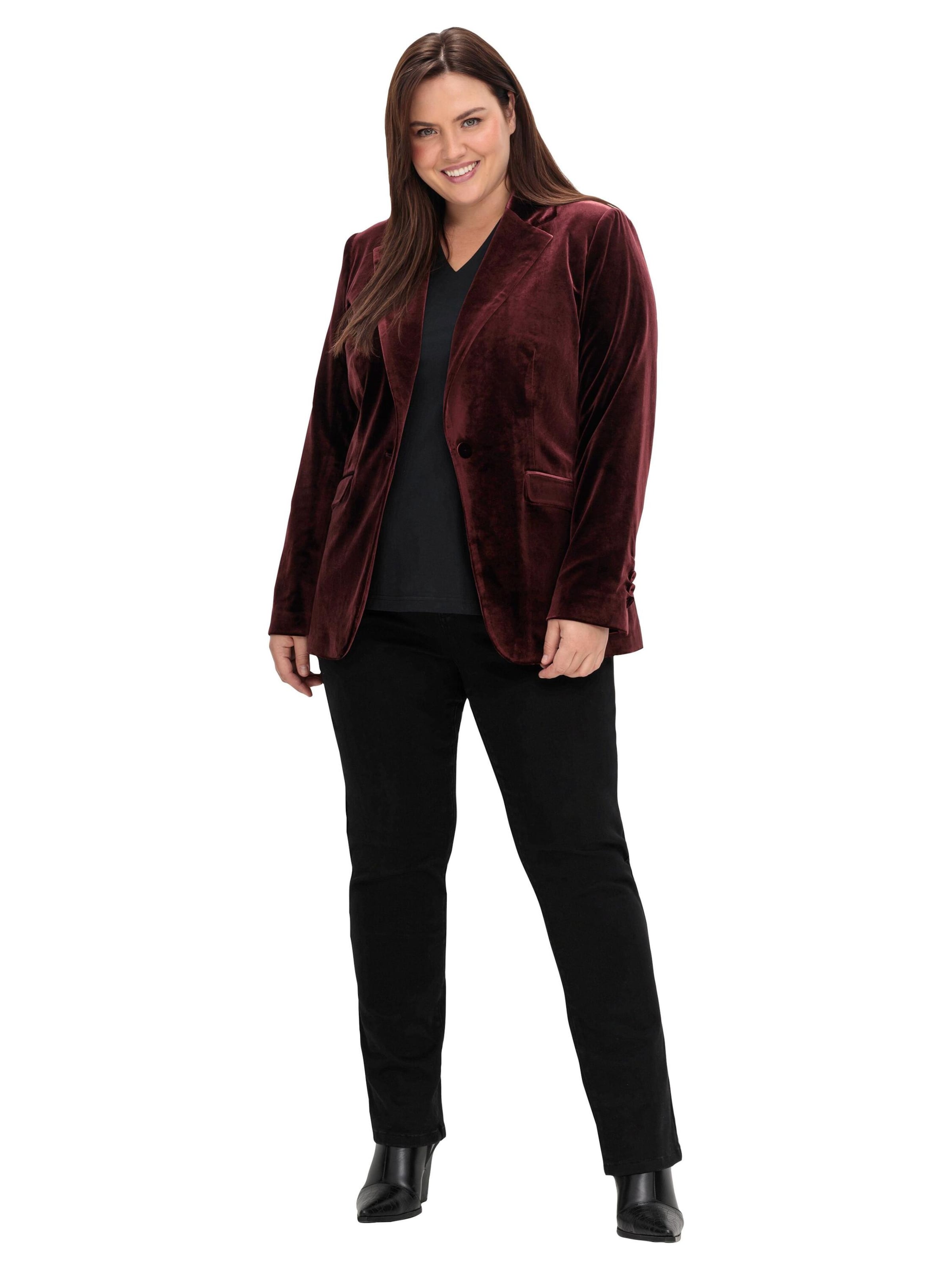 SHEEGO Marynarka w kolorze czerwony