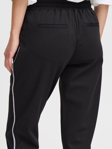 b.young Tapered Chino trousers ' RIZETTA ' in Black