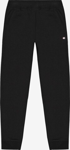 Champion Authentic Athletic Apparel Tapered Pants in Black: front