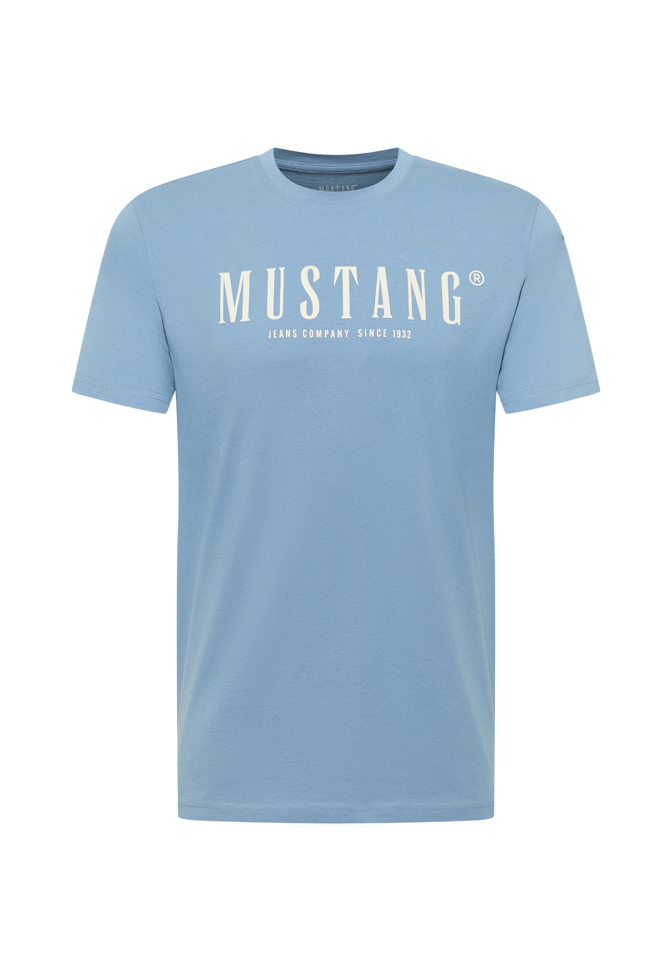 MUSTANG Koszulka 'Austin' w kolorze niebieski: przód