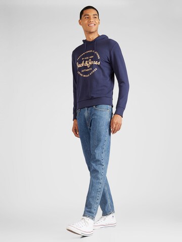 Bluză de molton 'JJFOREST' de la JACK & JONES pe albastru
