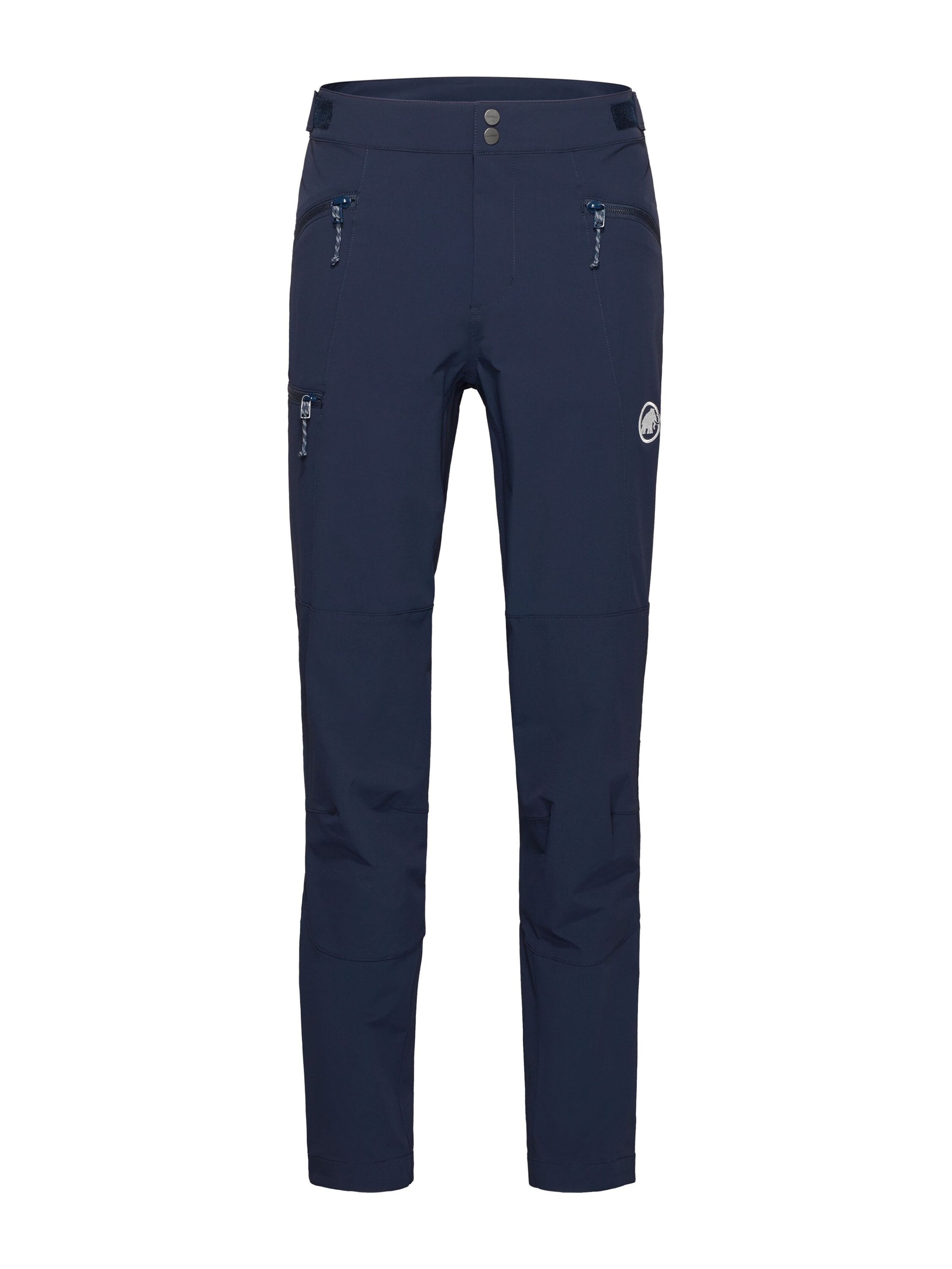 MAMMUT Regular Outdoor Pants in Blue: front