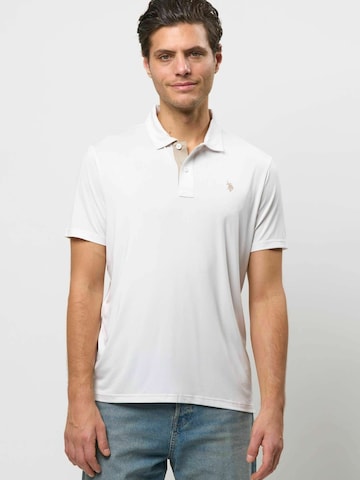 U.S. POLO ASSN. Comfort Fit Paita ' UMClark ' värissä valkoinen: etupuoli