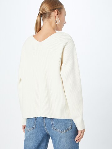 TOM TAILOR DENIM Sweater in White