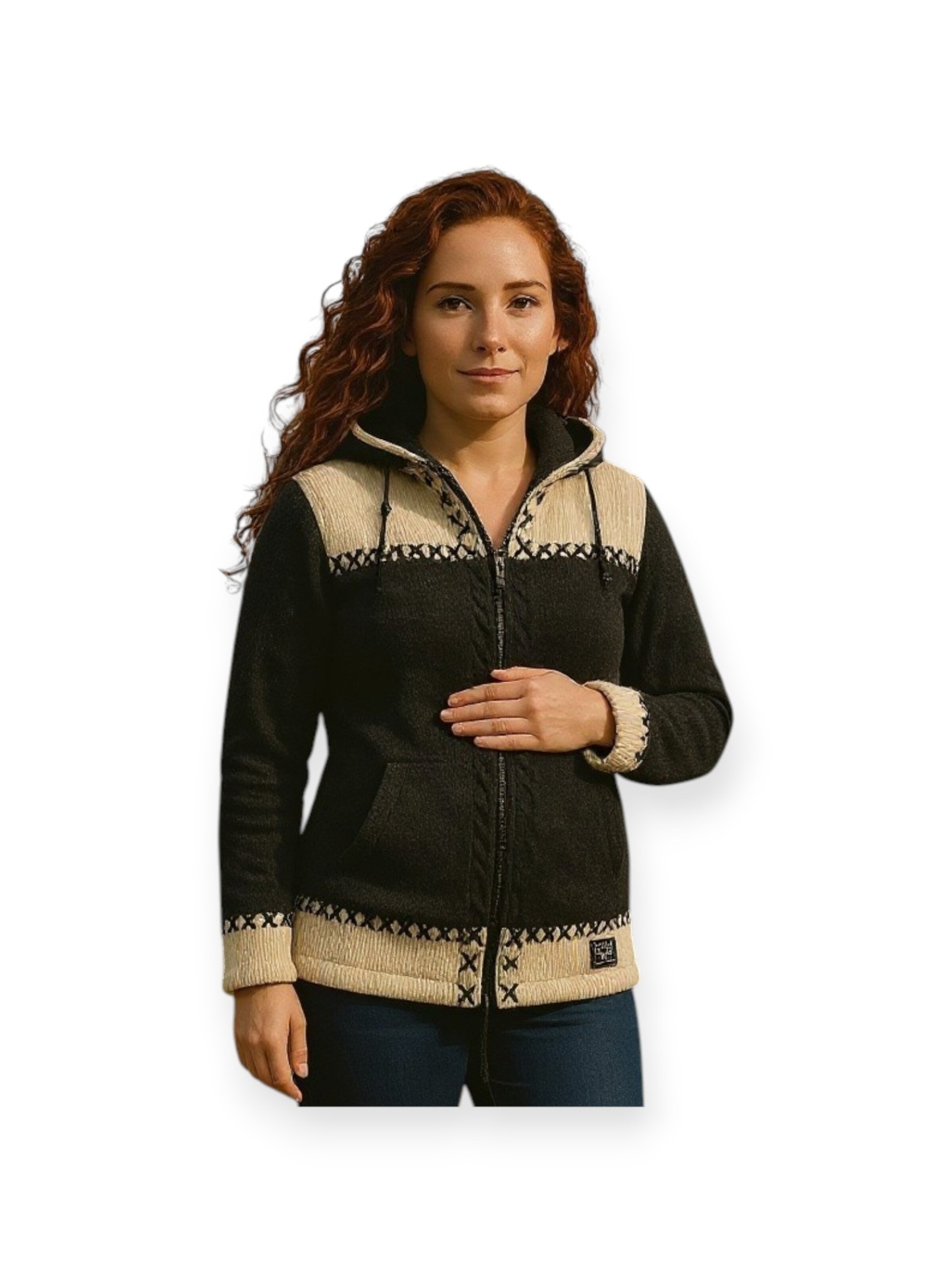 THC Natural Line Strickjacke 'THC 511'‌ in Grau