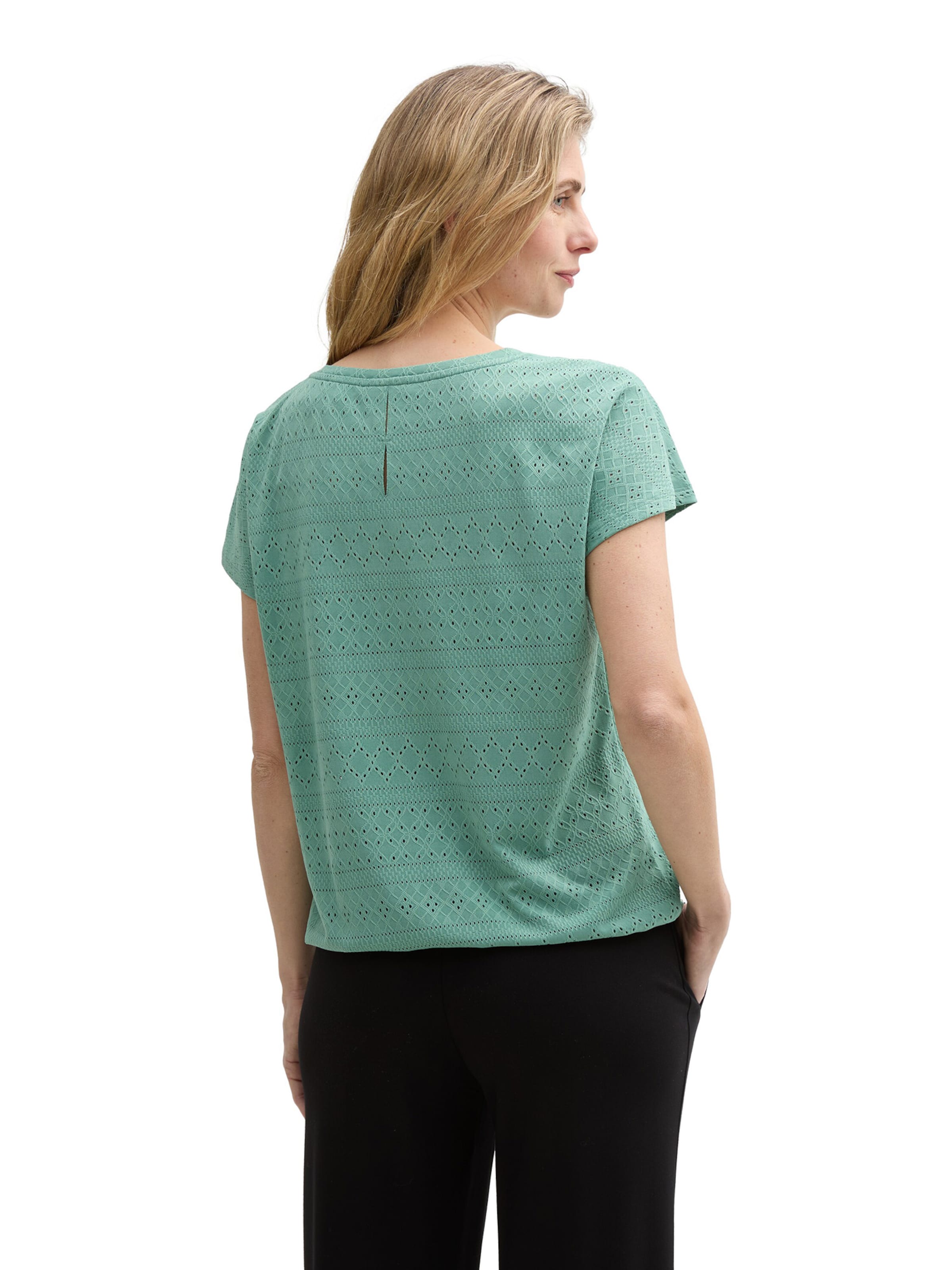 zaļš TOM TAILOR T-Krekls