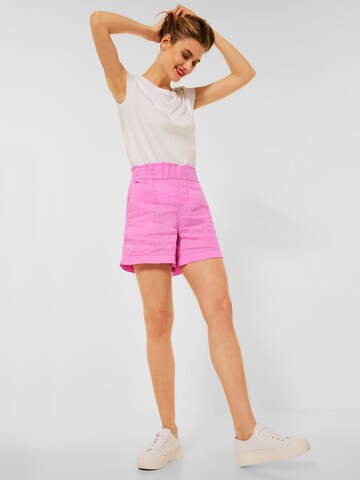 Regular Pantalon STREET ONE en rose