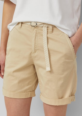 s.Oliver Regular Hose in Braun