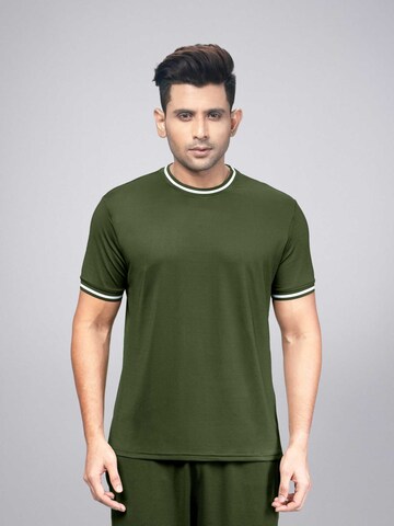 T-Shirt fonctionnel 'Pantoneclo Men's Gym Short Sleeve T-Shirt' PANTONECLO en vert : devant