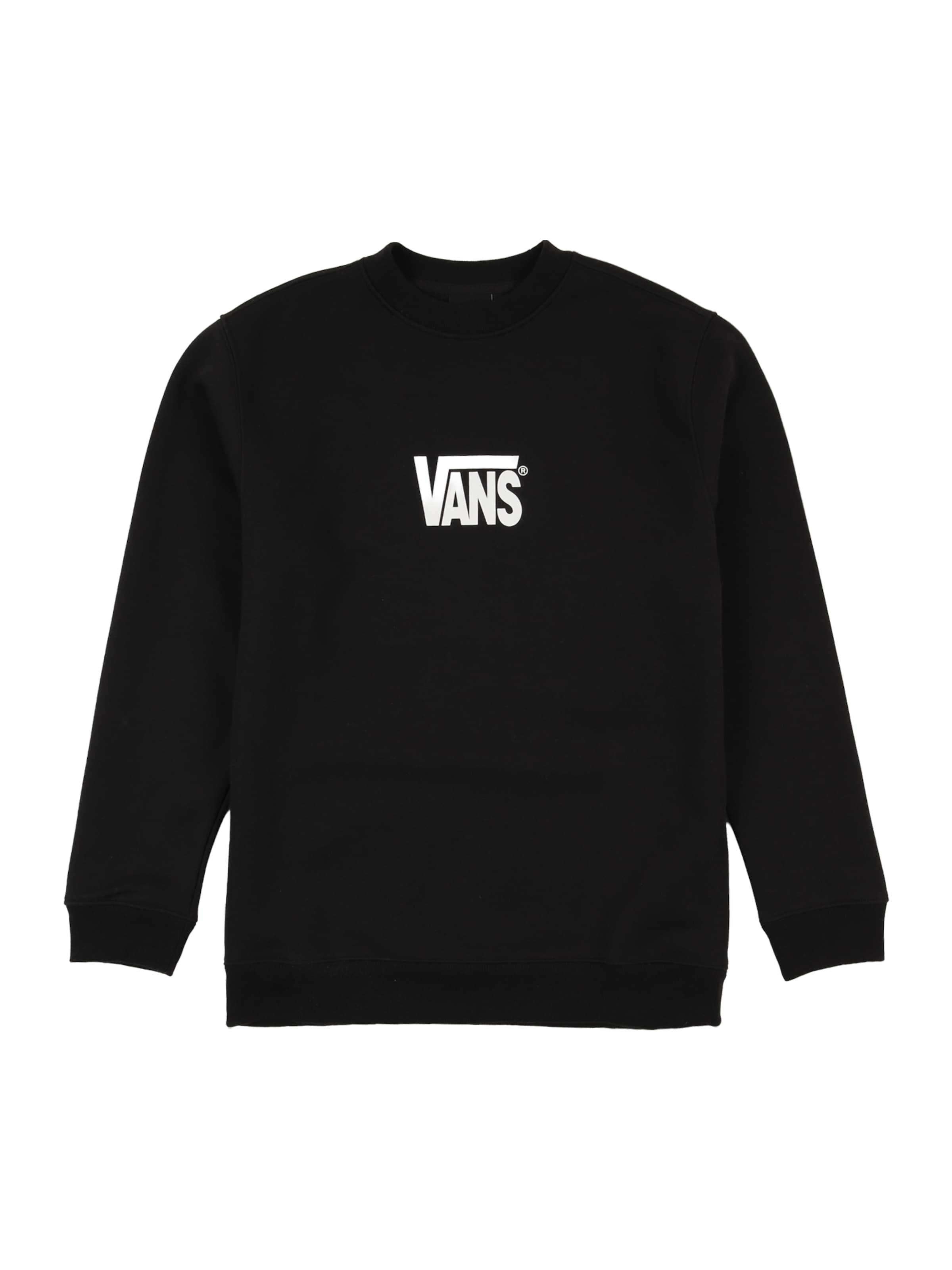 VANS - Sudadera en negro: frente