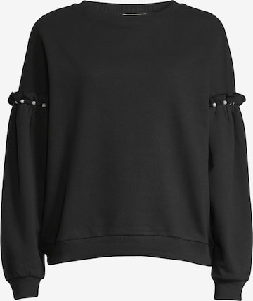 Orsay Sweatshirt 'Pearlsweat' in Black: front