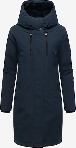Manteau d’hiver 'Hageltanz 14' NAVAHOO en bleu : devant