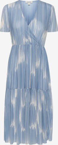 SOAKED IN LUXURY Jurk 'Aldora Nora' in Blauw: voorkant