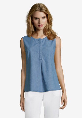 Betty & Co Blouse in Blauw: voorkant