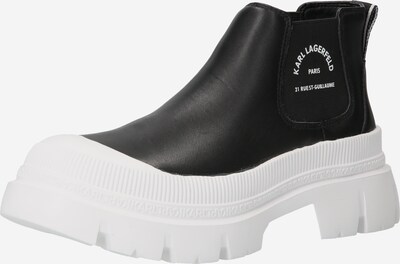 Karl Lagerfeld Chelsea boots 'TREKKA MAX' in de kleur Zwart / Wit, Productweergave