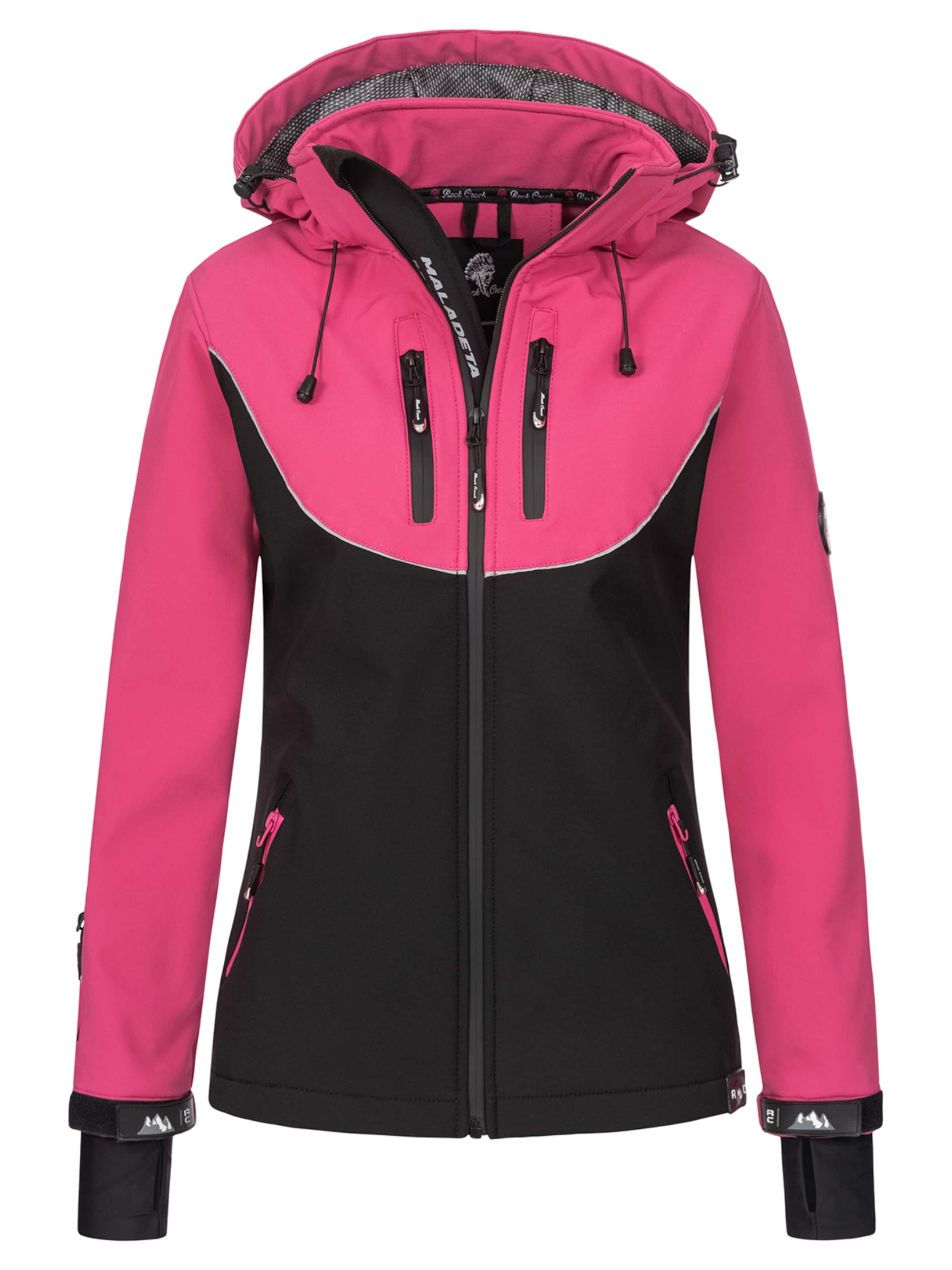 Rock Creek Funktionsjacke in Schwarz: Vorderseite