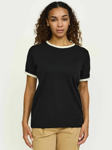 Top ' SRHella ' de la Soft Rebels pe negru: față