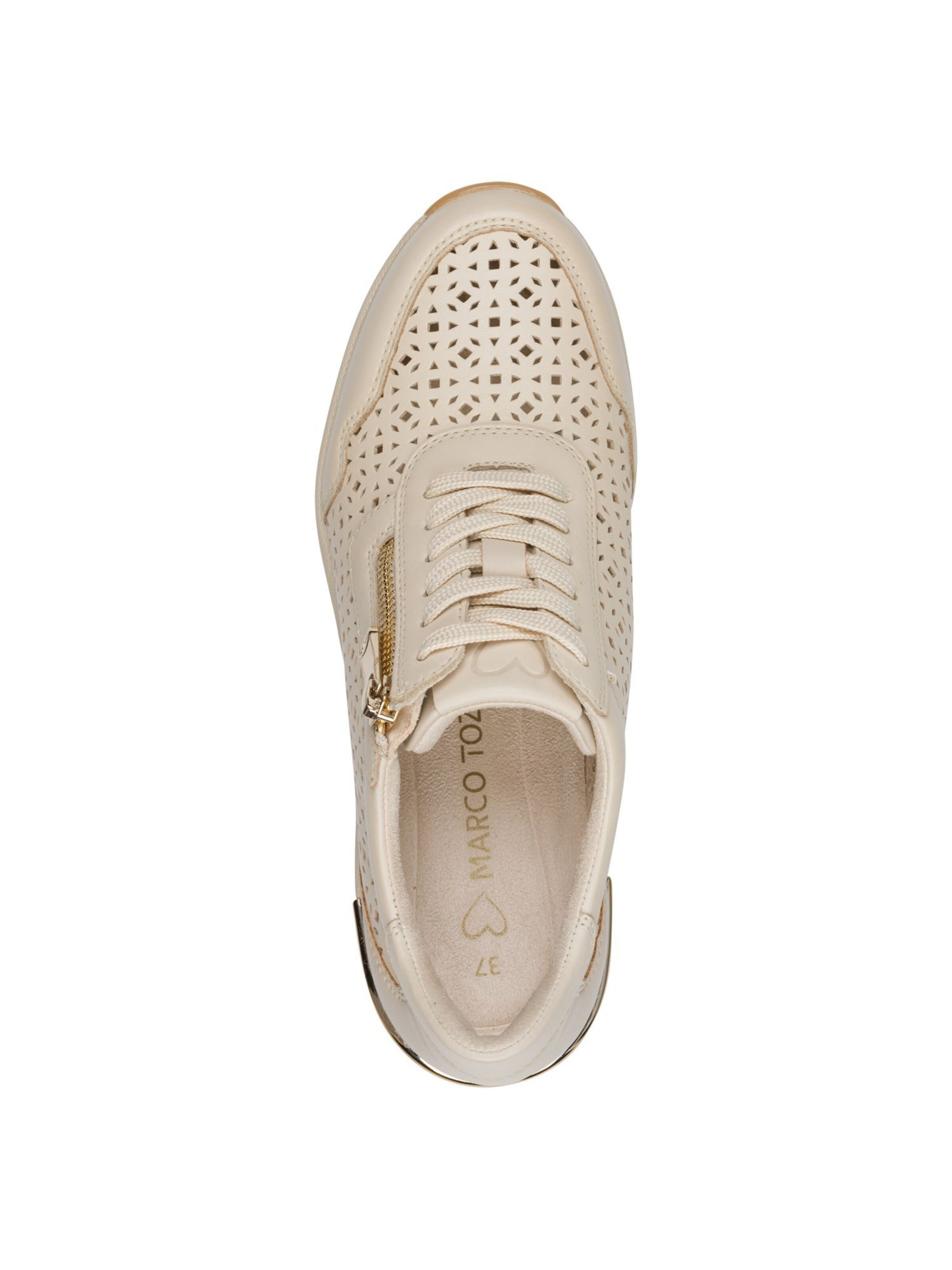 MARCO TOZZI Sneakers laag in Beige
