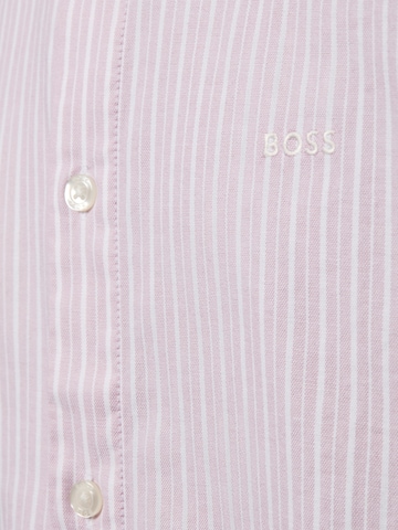 BOSS Regular fit Button Up Shirt 'Ricoplus' in Pink
