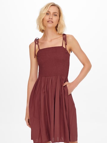 ONLY Summer Dress in Red: front