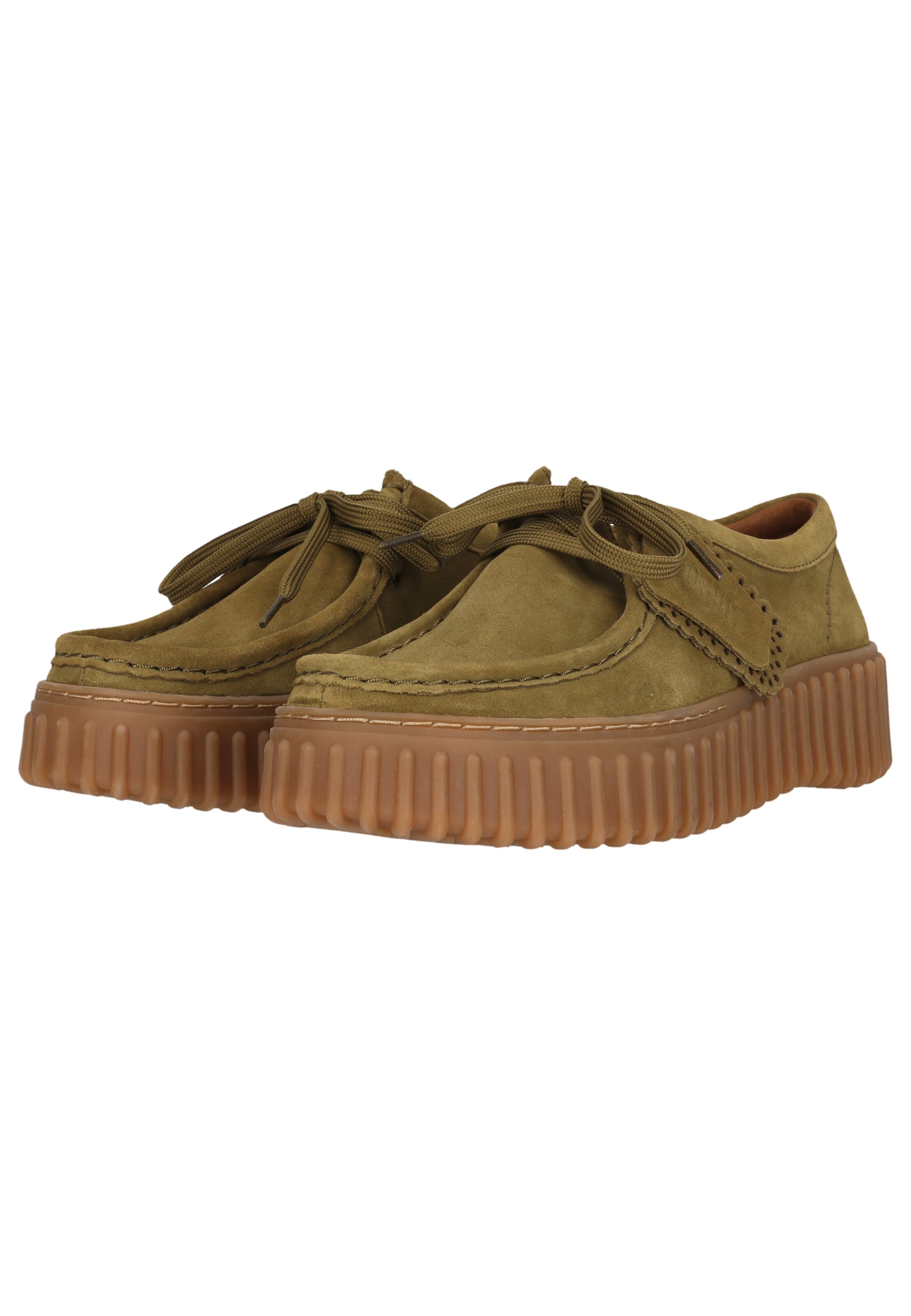 CLARKS Mocassins 'Torhill Bee' in Groen