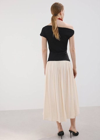 MANGO Kleid in Beige