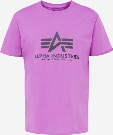 ALPHA INDUSTRIES Shirt in Pink: front